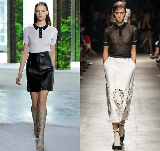 happenstijl-trend-twins-fashion-face-off-runway-spring-summer-2015-hugo-boss-jason-wu-rochas-knit-polo-tricot-skirt-black-white